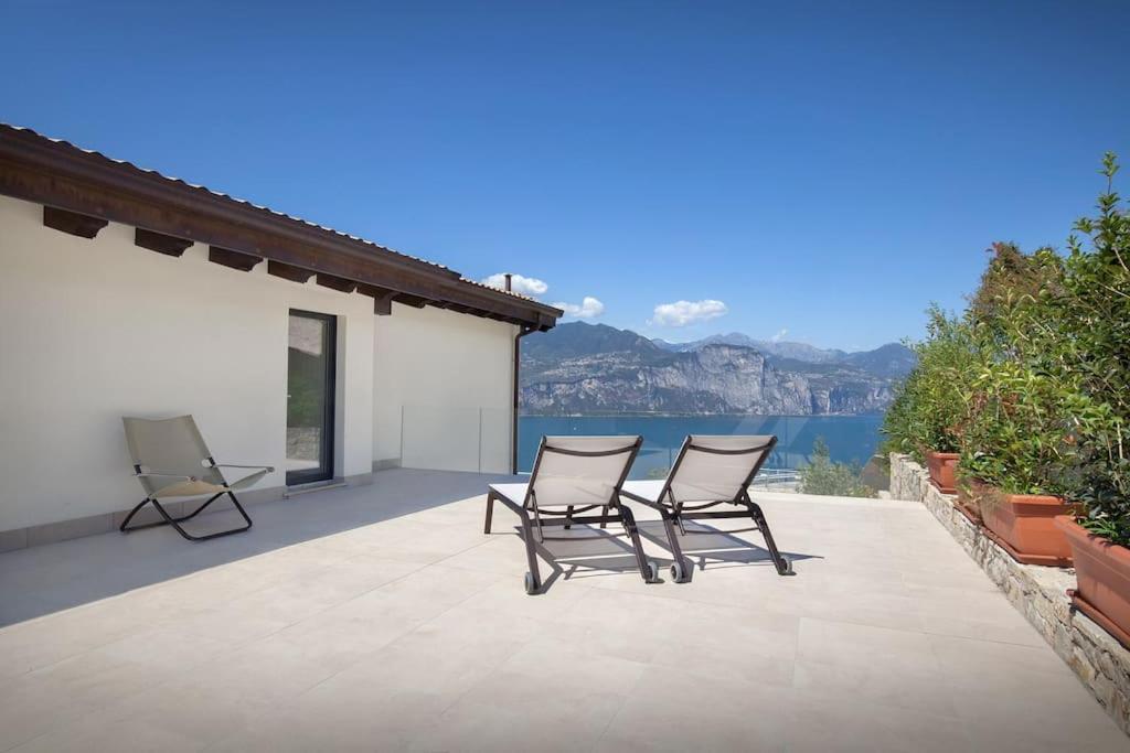 Villa Divina - Apt Divina Con Piscina E Vista Lago Castelletto Di Brenzone Exteriér fotografie